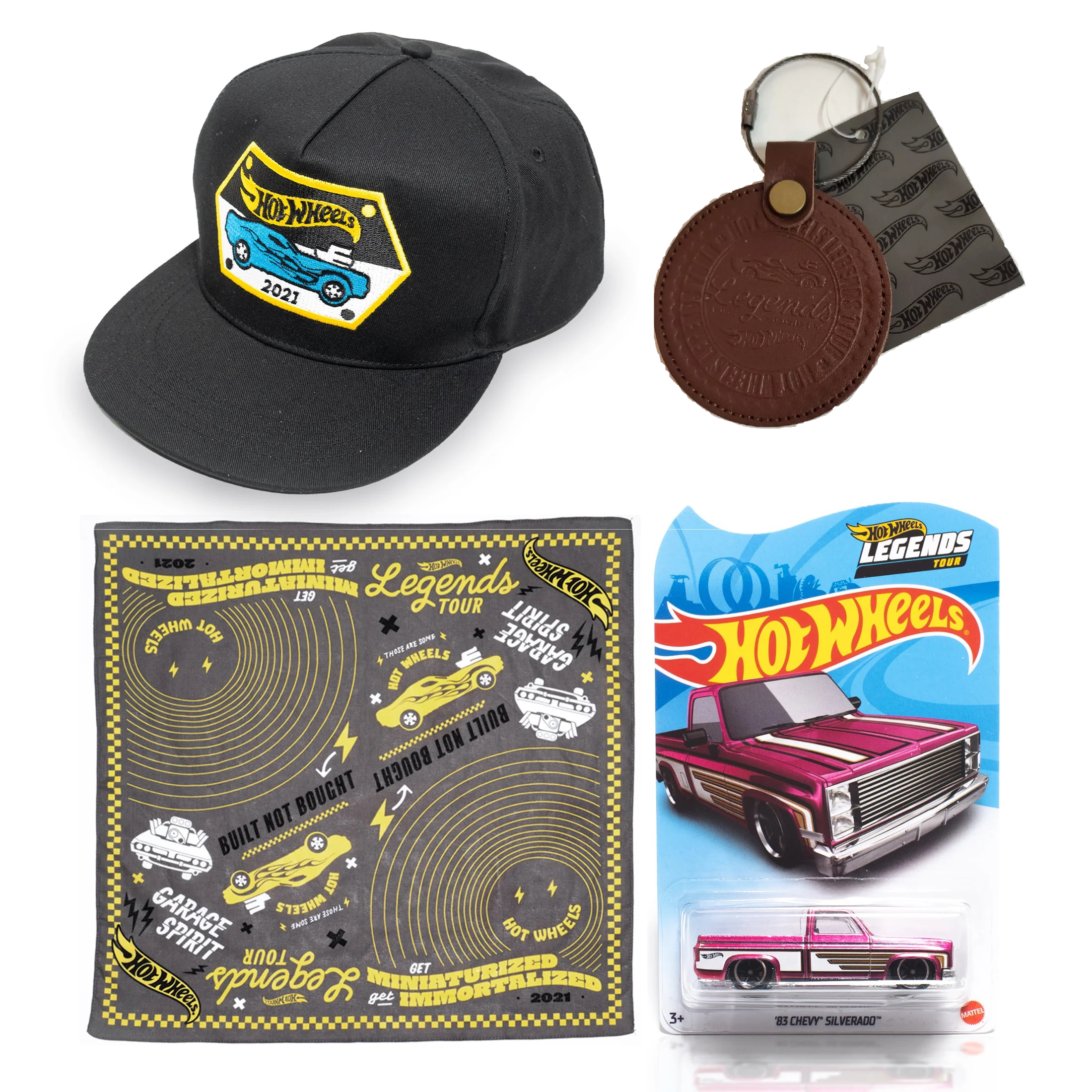 Bundle 7 - Hat + '83 Chevy® Silverado® + Keychain + Bandana
